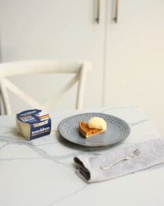 Clotted Cream on a tart