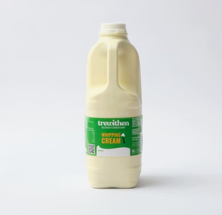 Trewithen whipping cream carton