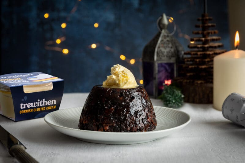 Trewithen Dairy Christmas Pudding Clotted Cream 2025 (1)