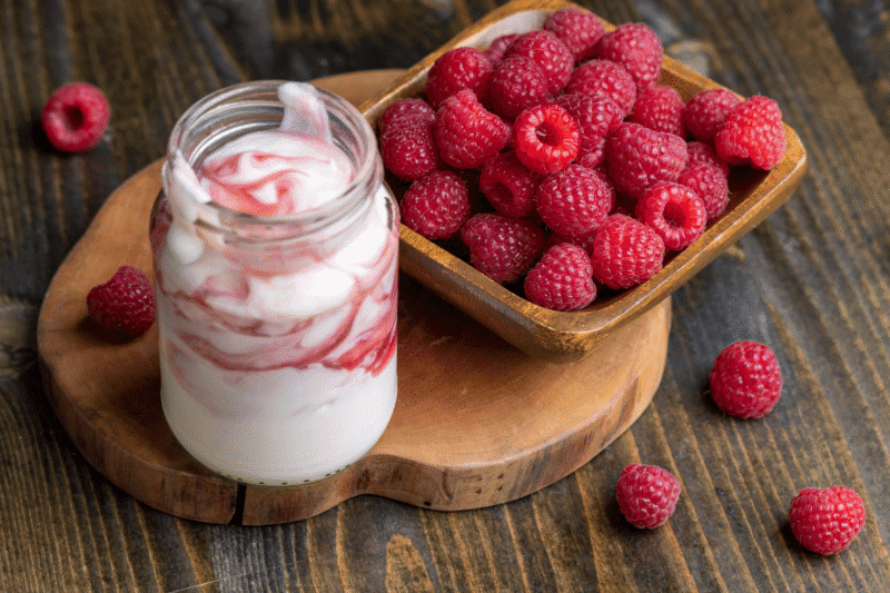 Raspberries And Cream