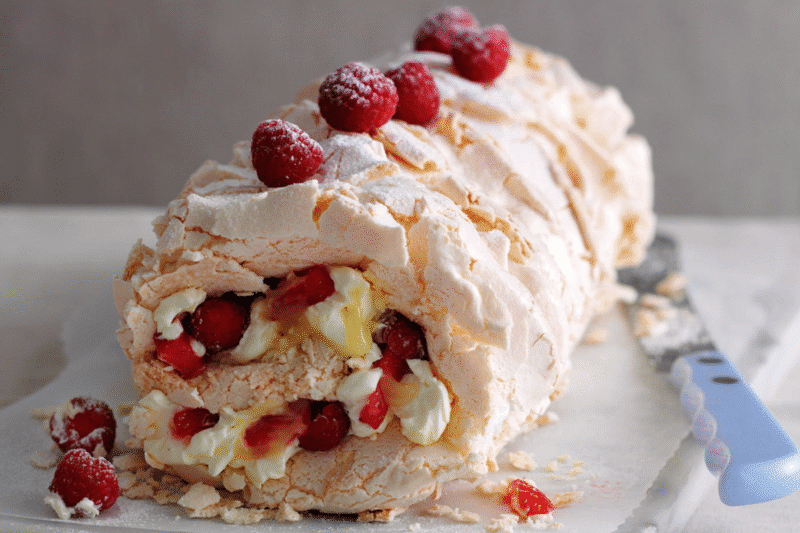A Simple Raspberry Roulade Recipe - Trewithen Dairy